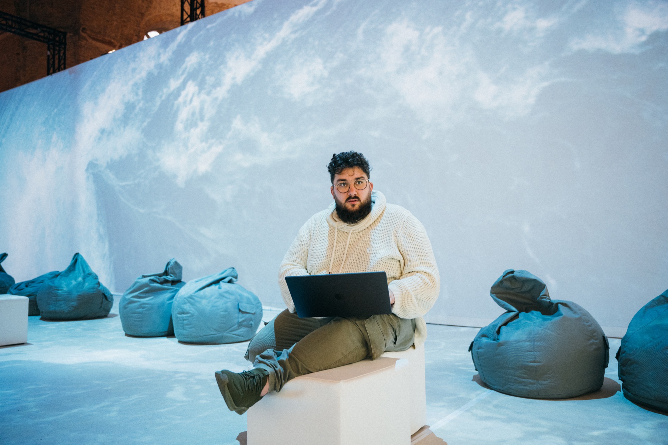 Julius Nordfeld bei einem Projekt